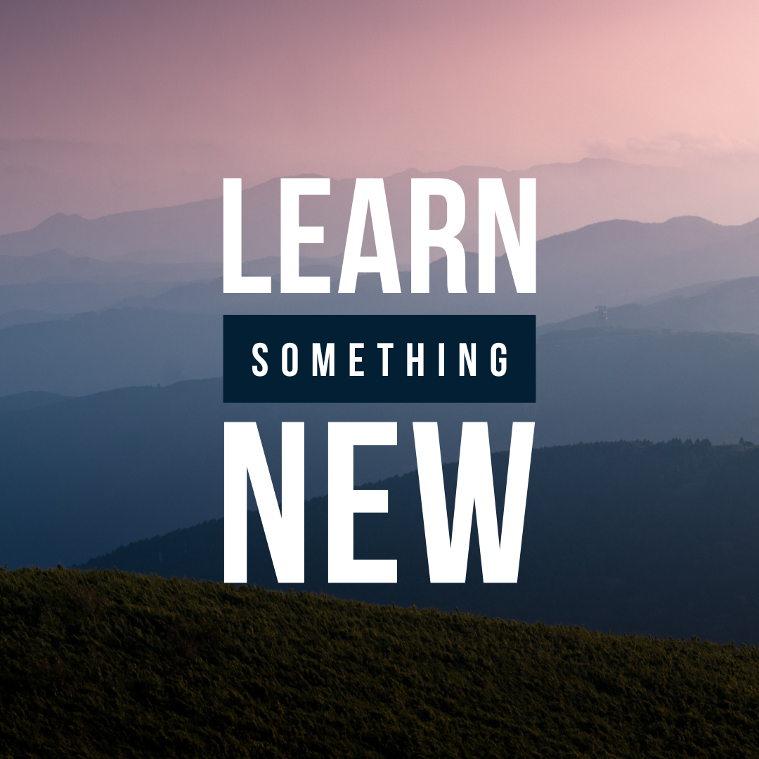 learn something new Professional Development